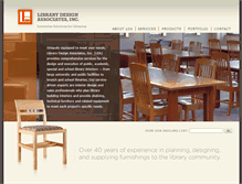 Tablet Screenshot of librarydesign.com
